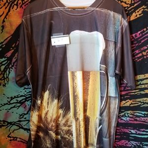 Beer silky shirt